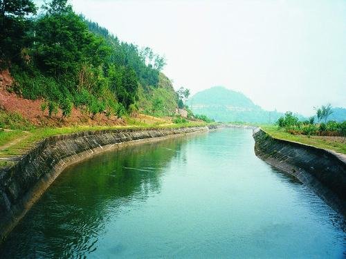 南充市升鐘水庫右總干渠