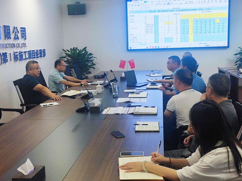 公司總經理羅雪一行赴亭子口灌區一期工程項目檢查工作