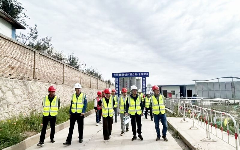 調研指導強信心  蓄勢待發新征程——汪輝德一行赴隴西項目調研指導工作并講授黨課