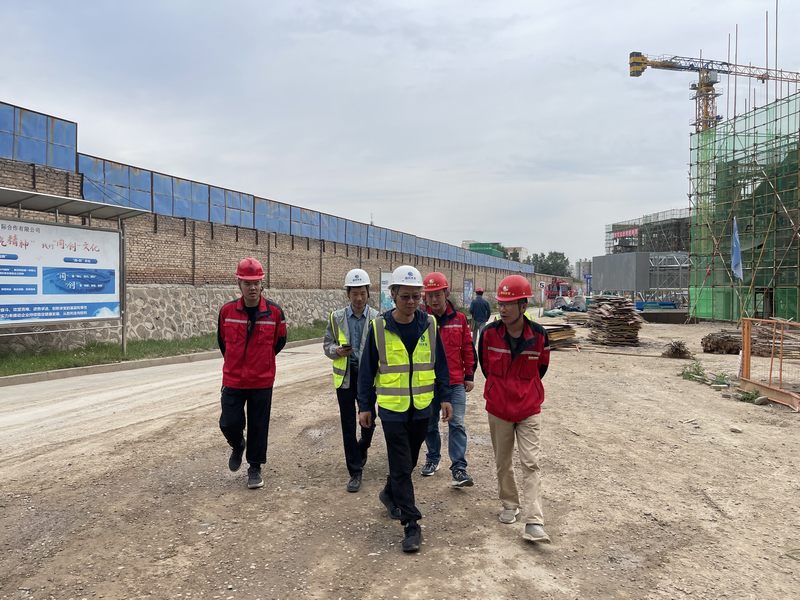  汪輝德帶隊赴隴西熱電項目督導檢查工作